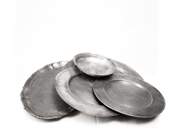 medieval tin plates for medieval feast