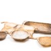 wooden animal water trough or wooden animal water tanks also used for medieval cooking or medieval wooden food plates