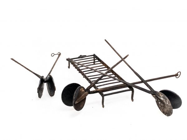 Historical iron waffle maker