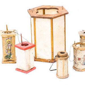 historical leather lights