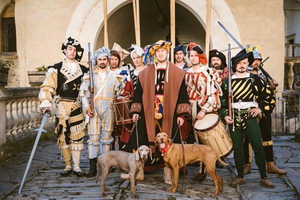 dog breeds for medieval hunting as animal casting in movie or commercial