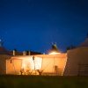 set fabrication medieval tent for commercial or movie