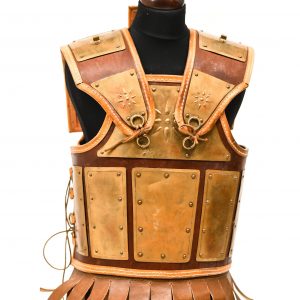antique-greek-armour-leather-Sun for rent