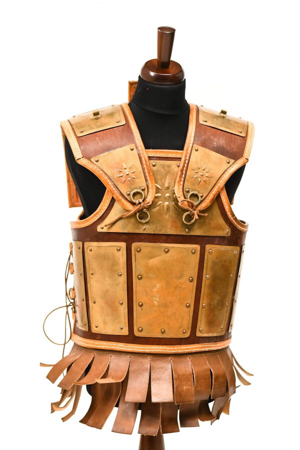 antique-greek-armour-leather-Sun for rent