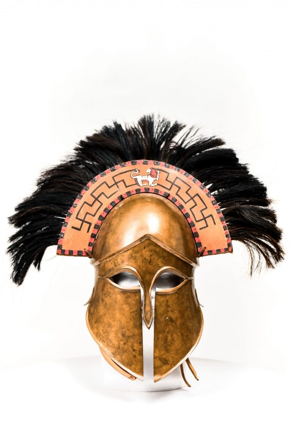 antique greek helmet for rent