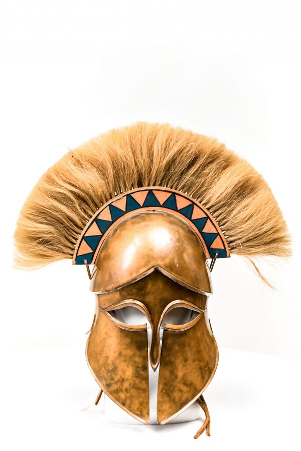 antique greek helmet for rent