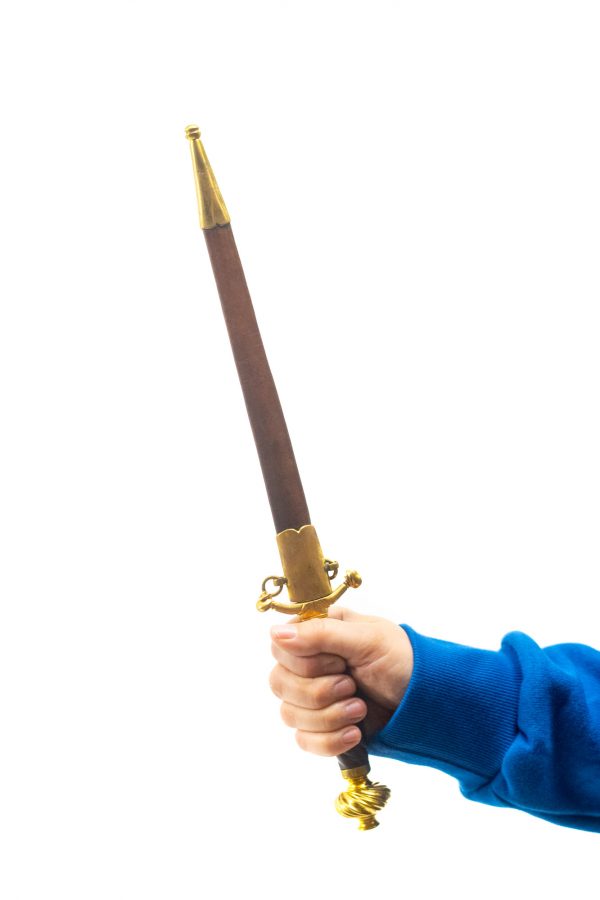 replica of baroque dagger with knife sheath for rent