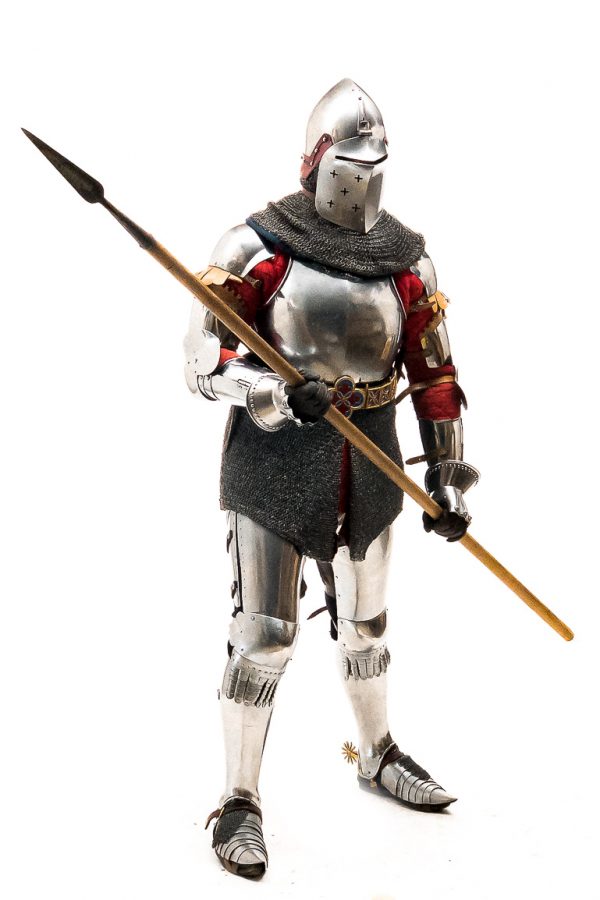 copy of medieval armour metal from 14. century for rent