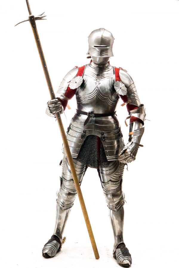 copy of medieval armour metal from 15. century for rent