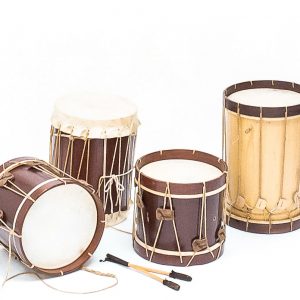 Historical drum for music and royal procession