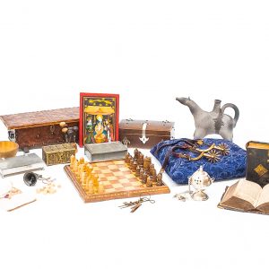 Historical decorations chess and table games