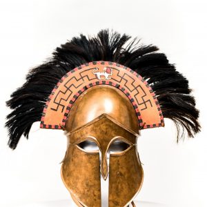 antique greek helmet for rent