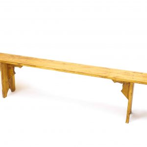 historical medieval bench or seating for commercial or movie
