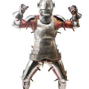 copy of medieval armour metal for rent or on set as a prop